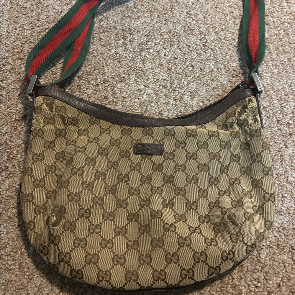 Gucci Monogram Cross Body Bag